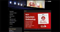 Desktop Screenshot of cine-chiemgau.de